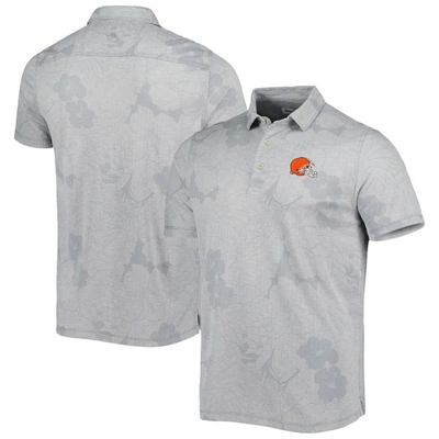 Shop Tommy Bahama Gray Cleveland Browns Miramar Blooms Polo