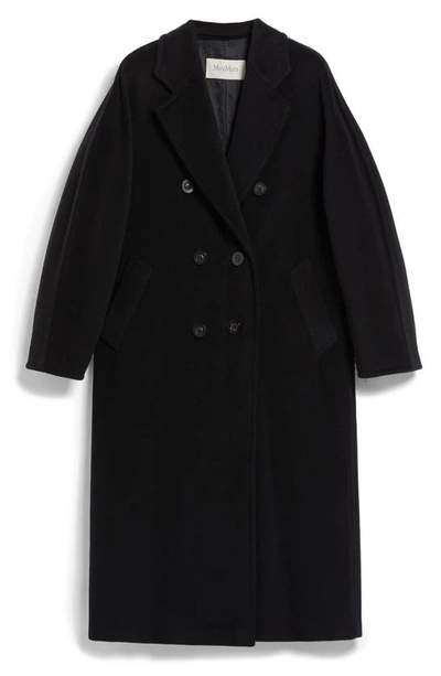 Max Mara Iconic Tailored Wool Cashmere Coat In Black