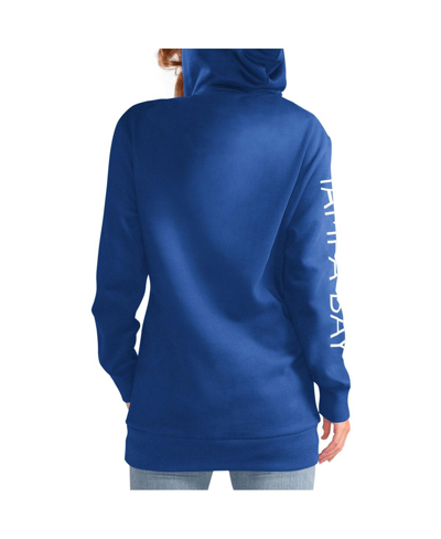 G-iii 4her By Carl Banks Blue Tampa Bay Lightning Overtime Pullover Hoodie In Blue