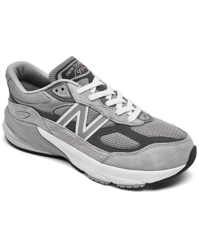 Shop New Balance Big Kids 990 V6 Casual Sneakers From Finish Line In Gray