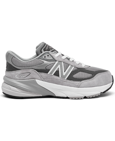 Shop New Balance Big Kids 990 V6 Casual Sneakers From Finish Line In Gray