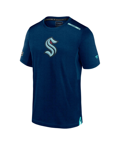 Fanatics Branded  Deep Sea Blue Seattle Kraken Authentic Pro Performance T-shirt In Deep Sea Blue
