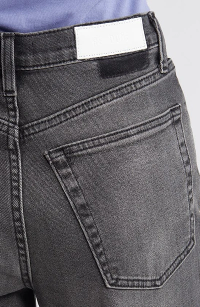 Re/done Women's High-rise Wide-leg Crop Jeans In Nero