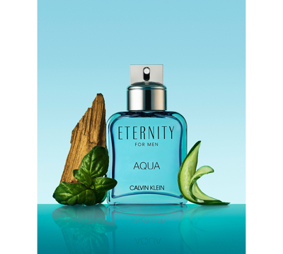 Shop Calvin Klein Men's 2-pc. Eternity Aqua Eau De Toilette Gift Set In No Color
