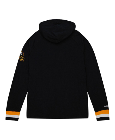 Shop Mitchell & Ness Men's  Black Boston Bruins 100th Anniversary Legendary Raglan Pullover Hoodie