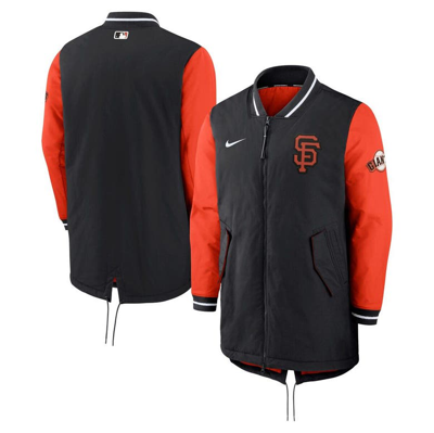 Shop Nike Black San Francisco Giants Authentic Collection Dugout Performance Full-zip Jacket