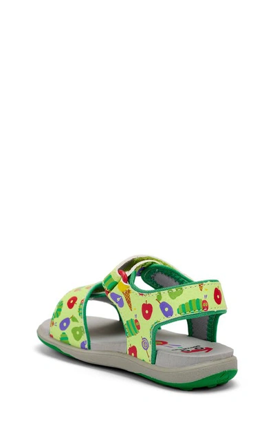 Shop See Kai Run Jetty Iii Ladybug Sandal In Green/very Hungry Caterpillar