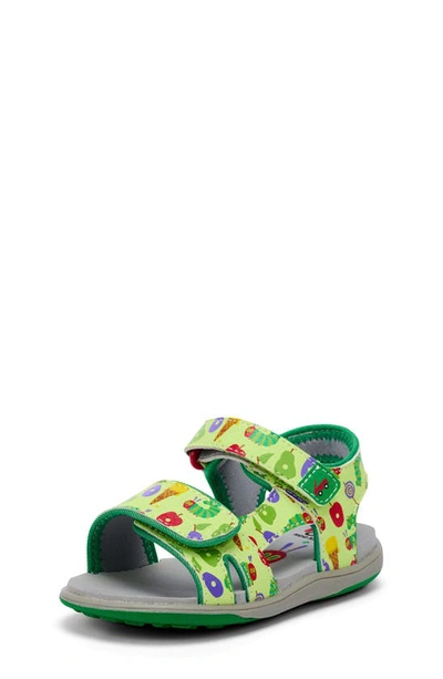 Shop See Kai Run Jetty Iii Ladybug Sandal In Green/very Hungry Caterpillar