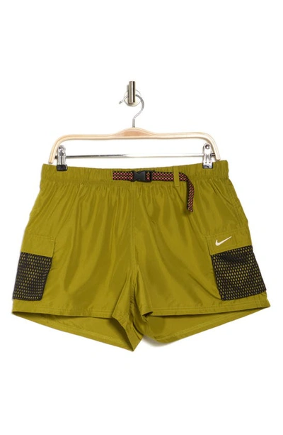 Shop Nike Cover-up Cargo Shorts In Moss