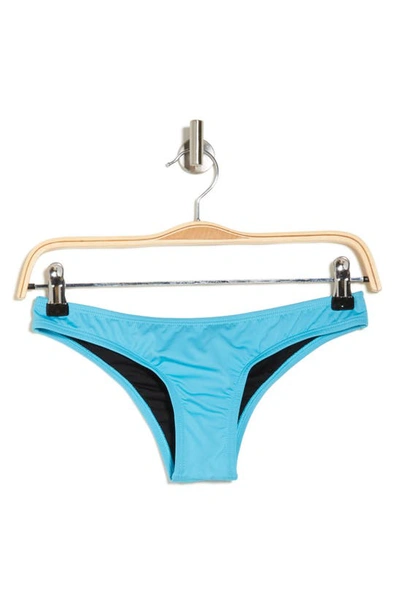 Shop Nike Cheeky Bikini Bottoms In Chlorine Blue