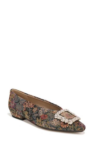 Shop Sam Edelman Janina Pointed Toe Flat In Rosemary Multi