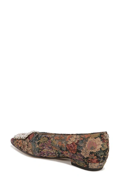 Sam Edelman Janina Luster Pointed Toe Flat Rosemary In Rosemary Multi