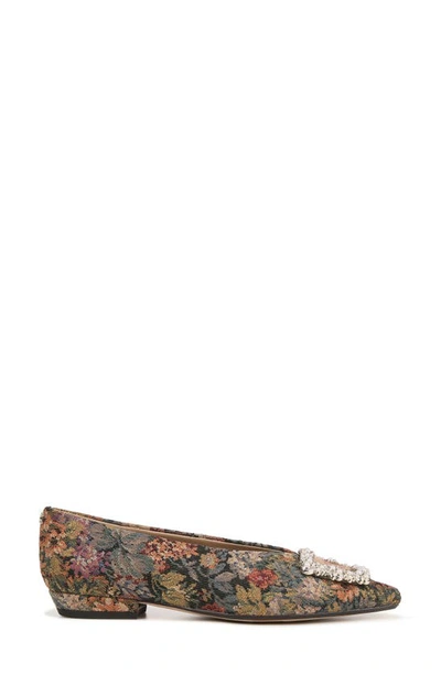 Sam Edelman Janina Luster Pointed Toe Flat Rosemary In Rosemary Multi
