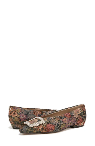 Sam Edelman Janina Luster Pointed Toe Flat Rosemary In Rosemary Multi