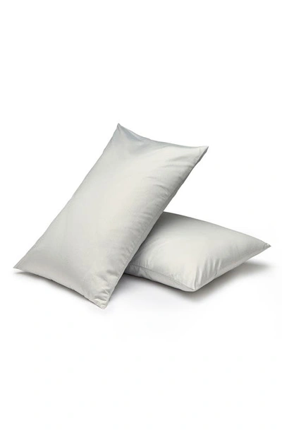 Shop Night Lark Set Of Two Pillowcases In Cloud Gray