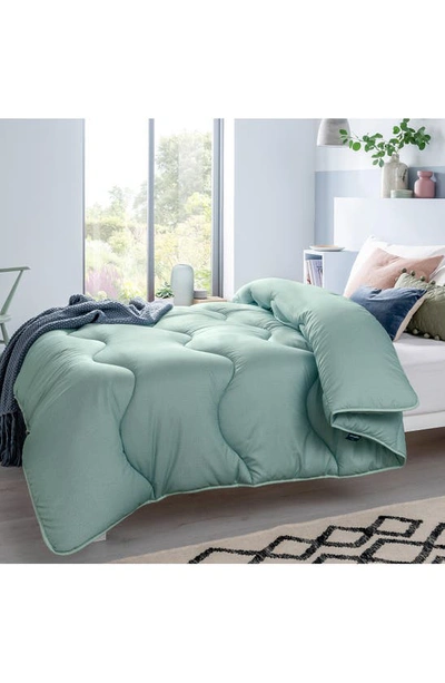 Shop Night Lark Linen Collection Hypoallergenic Duvet Comforter In Seagrass Green