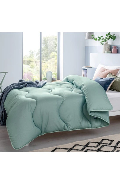 Night Lark Seagrass Hypoallergenic Duvet Comforter In Seagrass Green