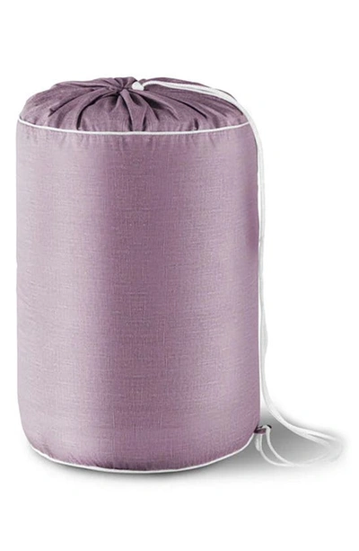 Shop Night Lark Linen Collection Hypoallergenic Duvet Comforter In Lilac Bloom