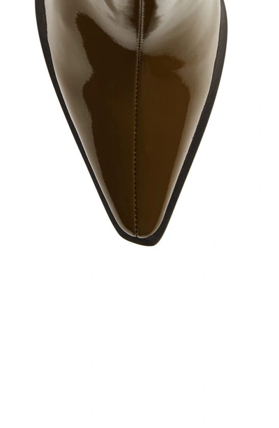 Jeffrey Campbell La-siren Bootie In Khaki Patent