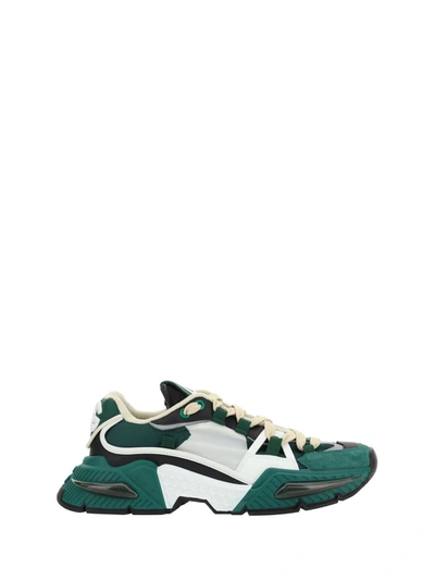 Shop Dolce & Gabbana Sneakers In Verde/nero