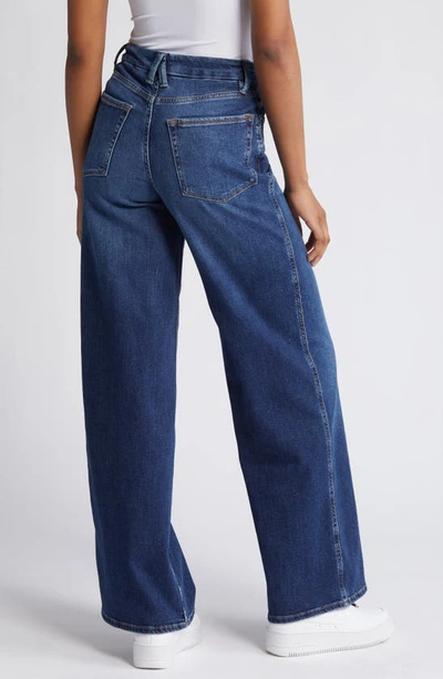 Good American Good Skate Wide Leg Jeans In Indigo593