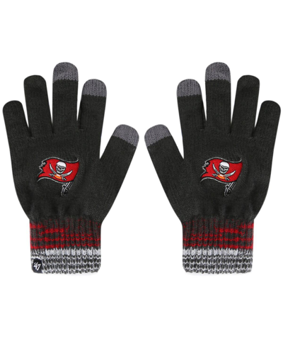 Shop 47 Brand Men's ' Tampa Bay Buccaneers Static Gloves In Black