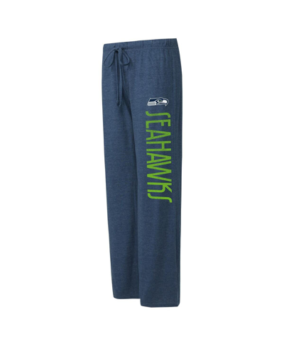 Concepts Sport Women's  Navy, Charcoal Distressed Seattle Seahawks Muscle Tank Top And Pants Lounge S In Navy,charcoal
