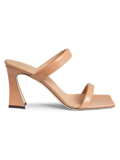 Shop Giuseppe Zanotti Women's 85mm Leather Sandals In Blush