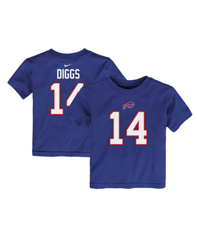 Nike Preschool Boys And Girls  Stefon Diggs Royal Buffalo Bills Player Name And Number T-shirt In Royal