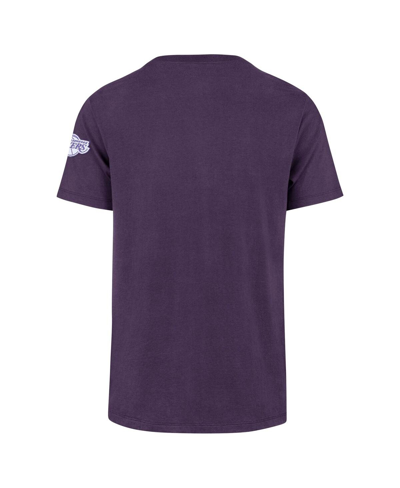 Shop 47 Brand Men's ' Purple Los Angeles Lakers Franklin Fieldhouse T-shirt