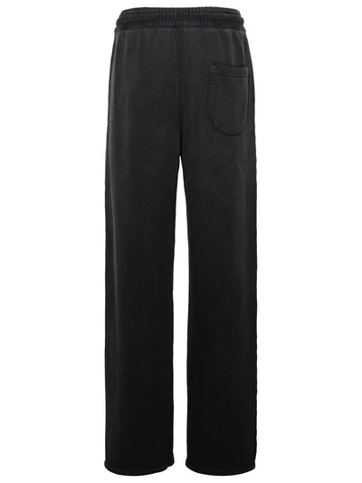 Shop Off-white Gray Cotton Pants In Black