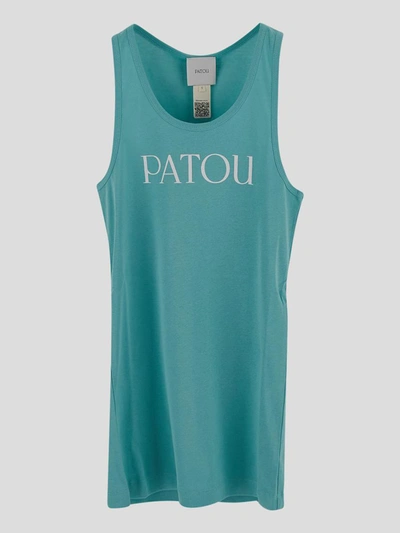 Shop Patou T-shirts And Polos In Mint Green
