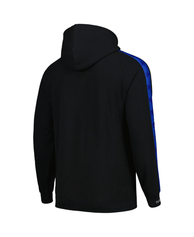 Mitchell & Ness Men's  Black Orlando Magic Hardwood Classics Nights Raglan Pullover Hoodie In Black