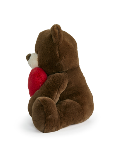 Shop Geoffrey's Toy Box 12" Plush Heart Bear In Brown