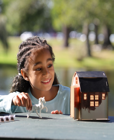 Breyer Horses Stablemates Series Paint Your Own Barn And Horse Set In Multi