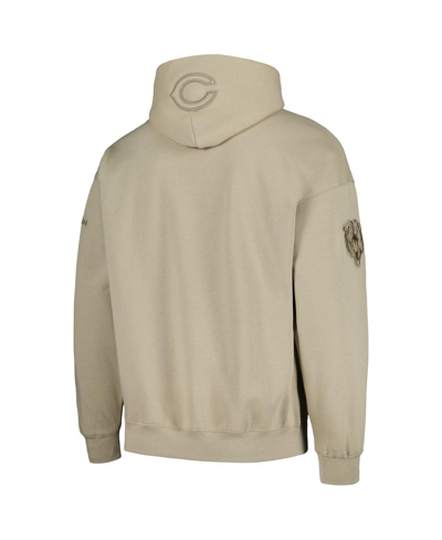 Pro Standard Men's  Justin Fields Tan Chicago Bears Player Name And Number Pullover Hoodie In Tan