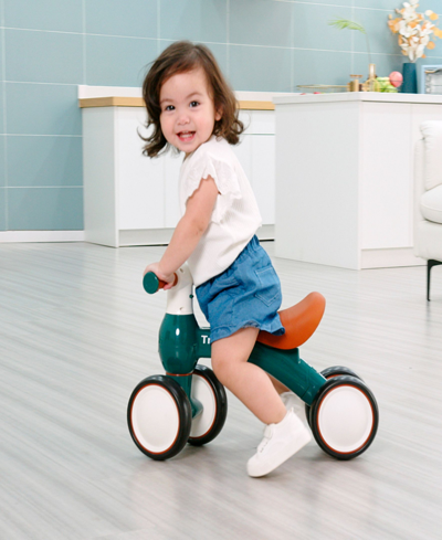 Trimate Green Baby Walker Balance Bike In Multi