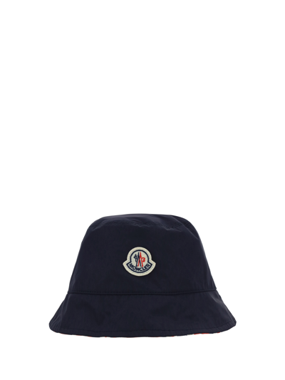 Shop Moncler Reversible Bucket Hat In 778