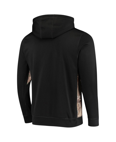 Shop Dunbrooke Men's  Black, Realtree Camo New Orleans Saints Decoy Tech Fleece Full-zip Hoodie In Black,realtree Camo