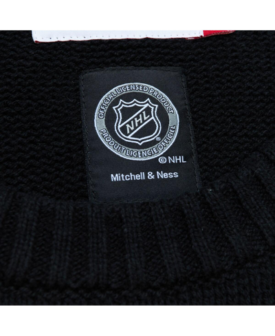 Shop Mitchell & Ness Men's  Black Boston Bruins 100th Anniversary Pullover Sweatshirt