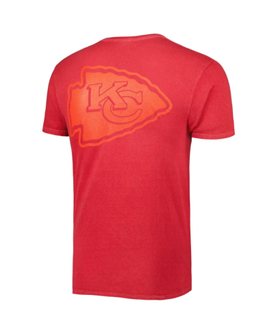Shop 47 Brand Men's ' Red Kansas City Chiefs Fast Track Tonal Highlight T-shirt