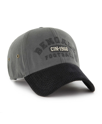 Shop 47 Brand Men's ' Charcoal Cincinnati Bengals Ridgeway Clean Up Adjustable Hat