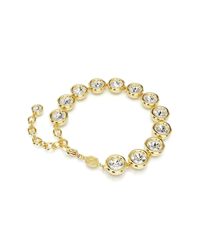 Swarovski Stylish Brass Bijoux Accessory In Gold
