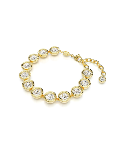 Swarovski Stylish Brass Bijoux Accessory In Gold