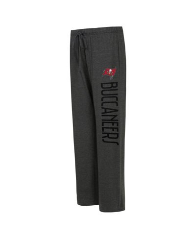 Shop Concepts Sport Women's  Black, Red Distressed Tampa Bay Buccaneers Muscle Tank Top And Pants Lounge S In Black,red