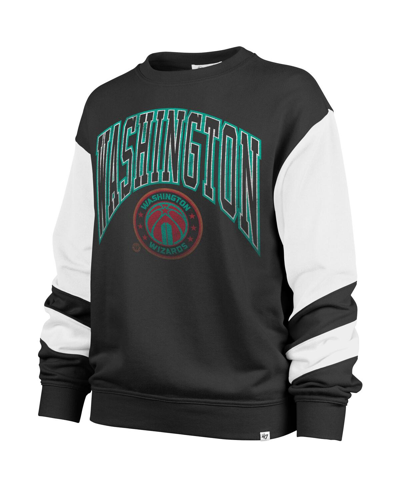 47 Brand Women's ' Black Washington Wizards 2023/24 City Edition Nova Crew Sweatshirt In Black