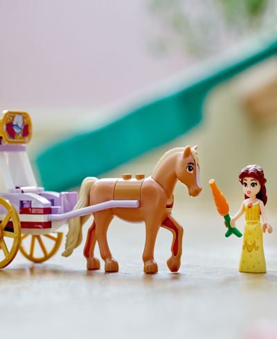 Shop Lego Disney 43233 Princess Belle's Storytime Toy Horse Carriage Building Set With Belle Minifigure In Multicolor