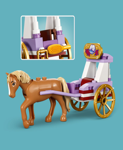 Shop Lego Disney 43233 Princess Belle's Storytime Toy Horse Carriage Building Set With Belle Minifigure In Multicolor