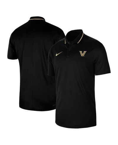 Shop Nike Men's  Black Vanderbilt Commodores 2023 Sideline Coaches Performance Polo Shirt