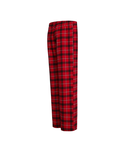 Concepts Sport Women's  Red, Navy St. Louis Cardinals Arctic T-shirt And Flannel Pants Sleep Set In Red,black